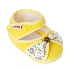 Giày tập đi bé gái S125027, Vàng