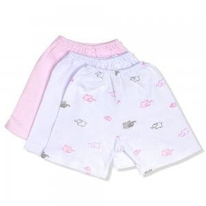 Alternative view of Set 3 quần sơ sinh ngắn