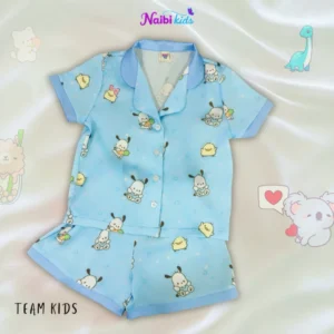 Bộ Đồ Ngủ cho bé Sweet Dreamy xanh